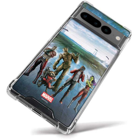 Marvel Guardians of the Galaxy Hero Squad Google Pixel 7 Pro Clear Case